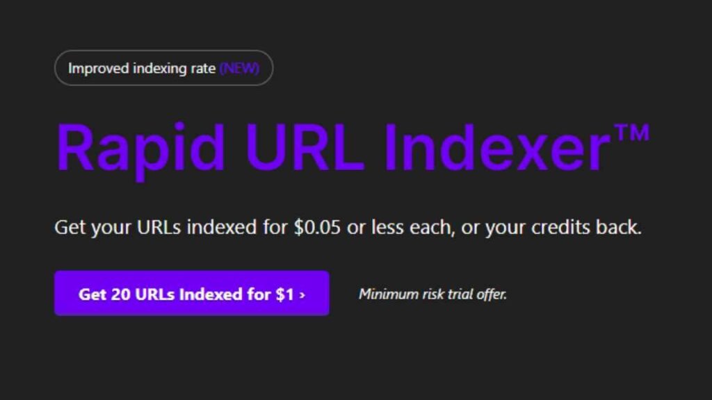 SEO Tool Rapid URL Indexer